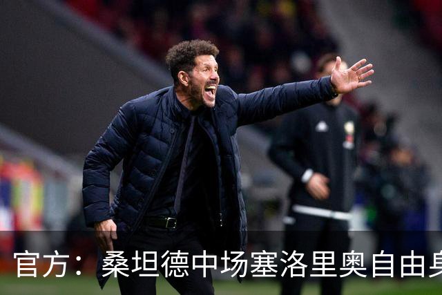 官方：桑坦德中场塞洛里奥自由身加盟西协甲马哈达翁达闪电